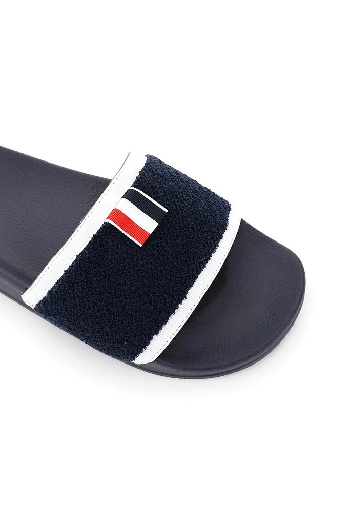 商品Thom Browne|Thom Browne Terry Cloth Pool Slides,价格¥1666,第5张图片详细描述