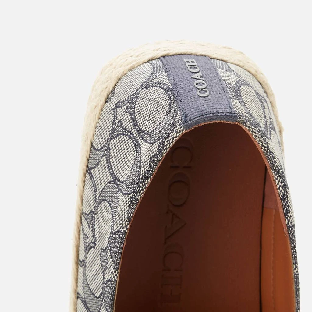 商品Coach|Coach Men's Signature Espadrilles - Dark Ocean,价格¥967,第4张图片详细描述