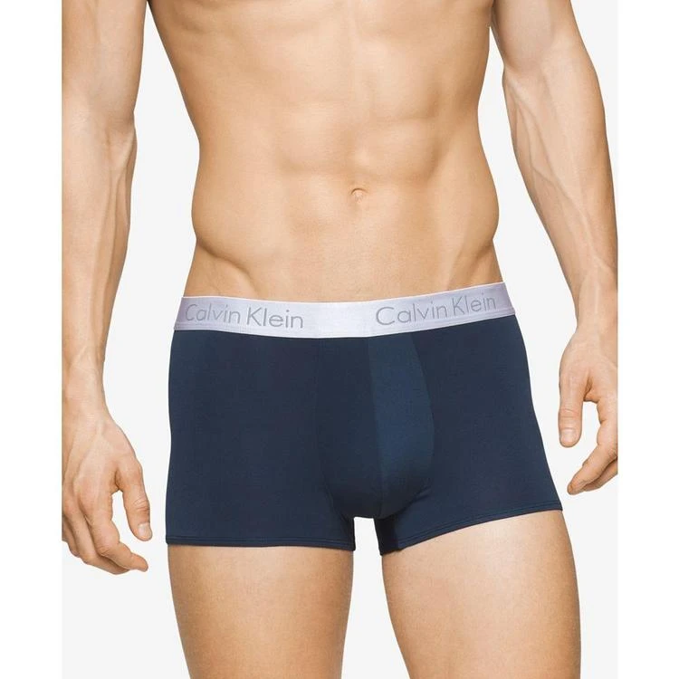 商品Calvin Klein|Men's Low-Rise Liquid Stretch Trunks,价格¥157,第2张图片详细描述