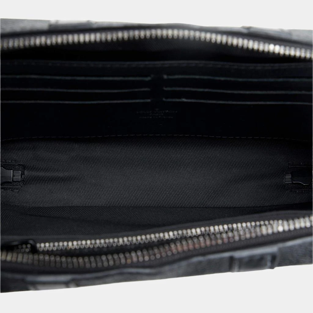 商品[二手商品] Louis Vuitton|Louis Vuitton Black Monogram Eclipse Soft Trunk Wallet Crossbody,价格¥20093,第5张图片详细描述