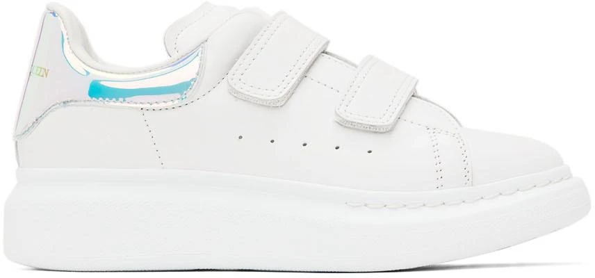 商品Alexander McQueen|Kids White Oversized Sneakers,价格¥1549,第1张图片