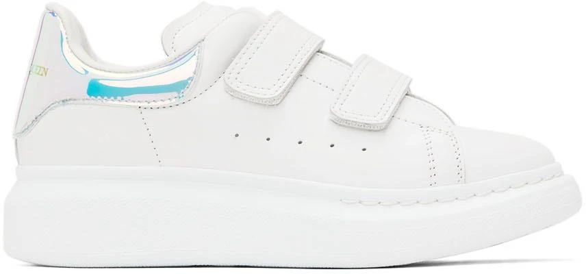 商品Alexander McQueen|Kids White Oversized Sneakers,价格¥1133,第1张图片