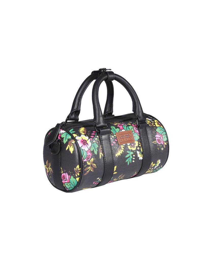 Kenzo Floral Printed Zipper Duffle Bag商品第3张图片规格展示