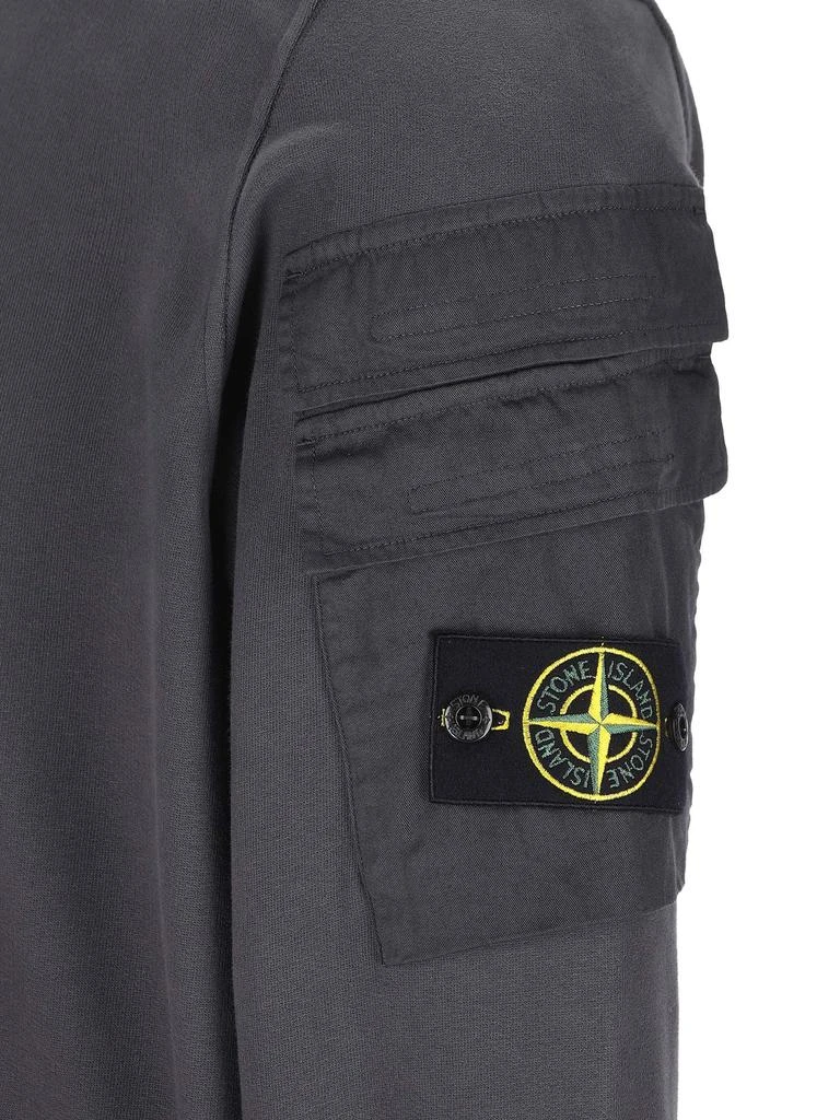 商品Stone Island|Stone Island Compass Patch Crewneck Sweatshirt,价格¥2779,第3张图片详细描述