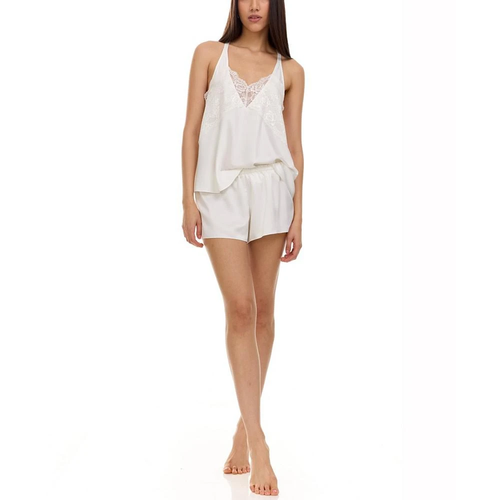 商品Flora Nikrooz|Women's Shereen Solid Charm Cami Short Set,价格¥371,第2张图片详细描述