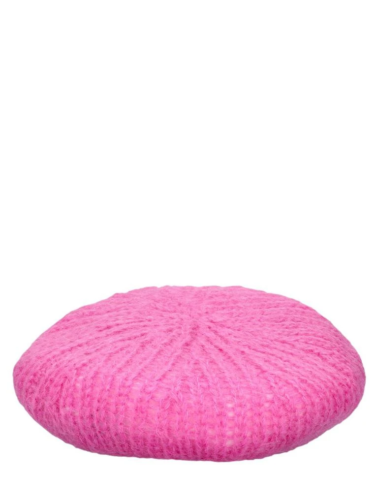 商品Ganni|Mohair Beret W/ Logo,价格¥360,第4张图片详细描述