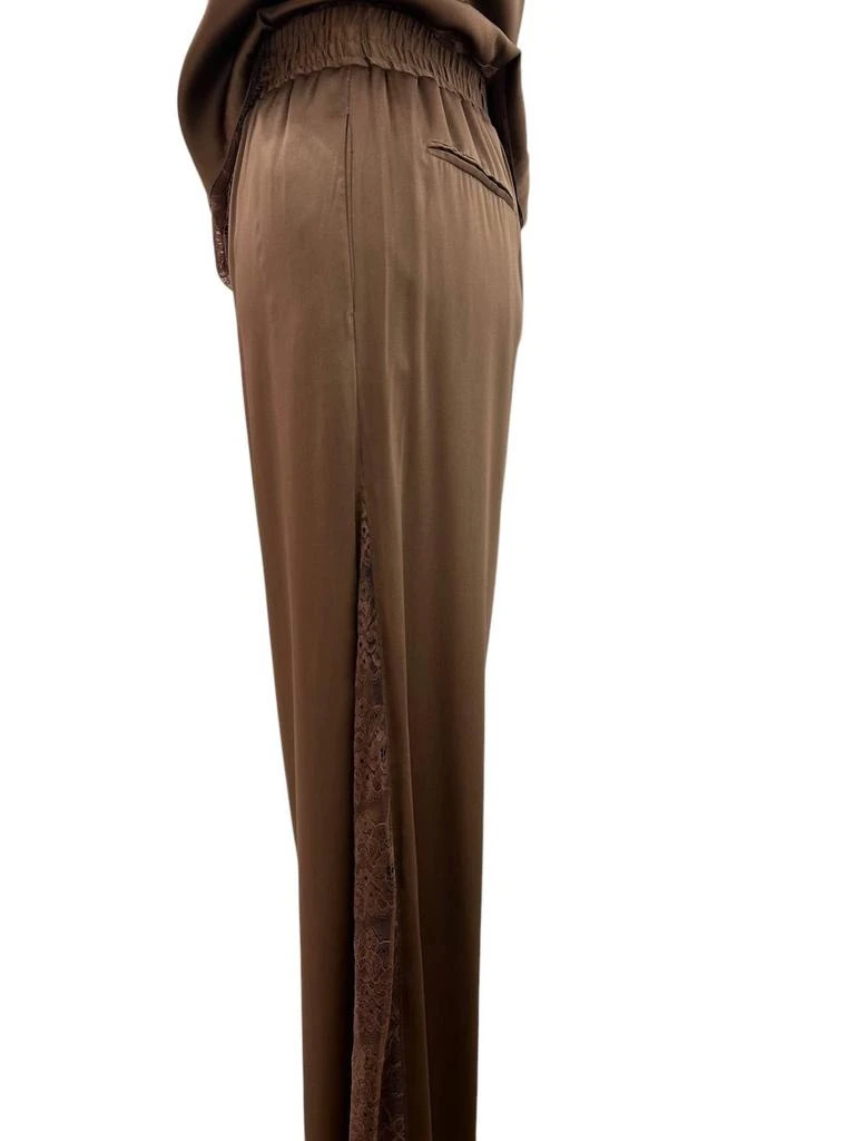 商品Max&Moi|Women's Brya Silk & Lace Trousers In Cocoa,价格¥1518,第2张图片详细描述