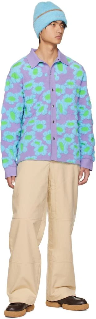 商品Jacquemus|Purple Le Papier 'La Chemise Neve Fleurs' Cardigan,价格¥4710,第4张图片详细描述