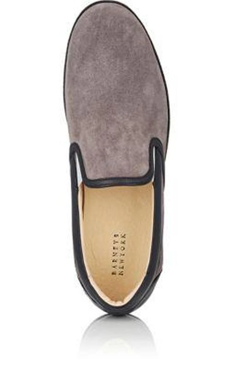 商品Barneys New York|Suede Slip-On Sneakers,价格¥952,第4张图片详细描述