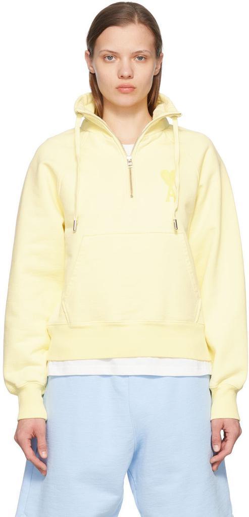 商品AMI|Yellow Ami De Cœur Sweater,价格¥3482,第1张图片