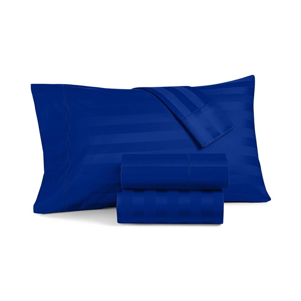 商品Charter Club|1.5" Stripe 550 Thread Count 100% Cotton Pillowcase Pair, Standard, Created for Macy's,价格¥236,第1张图片
