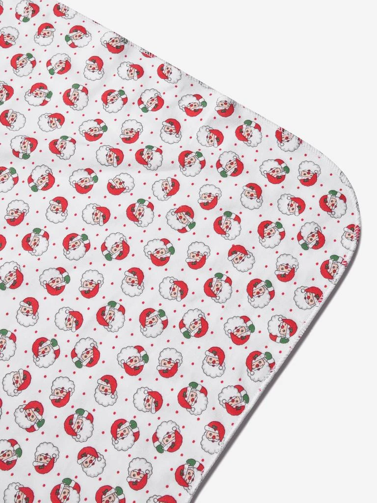 商品Magnolia Baby|Magnolia Baby Baby Winking Santa Printed Swaddle Blanket in Red,价格¥177,第3张图片详细描述