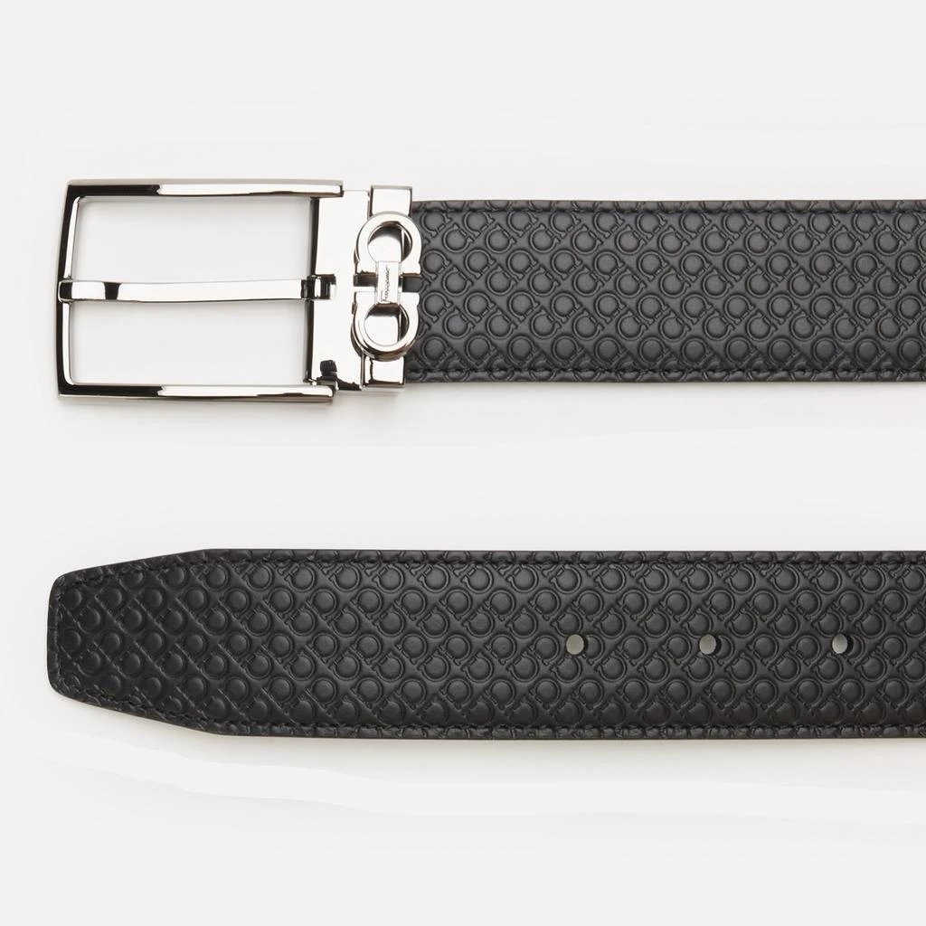 商品Salvatore Ferragamo|Salvatore Ferragamo Men's Classic Reversible And Adjustable Gancini Belt - Black,价格¥2567,第2张图片详细描述
