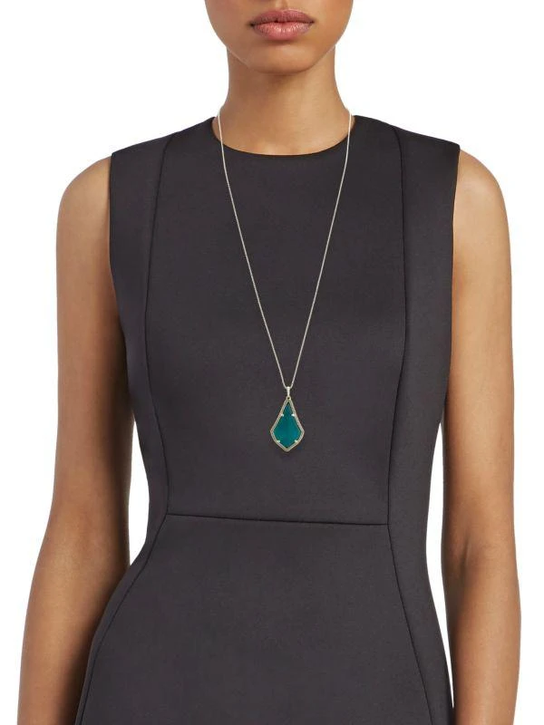 商品Kendra Scott|Alex 14K Goldplated Geometric Necklace,价格¥355,第2张图片详细描述