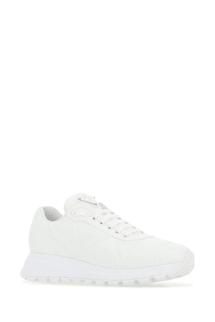 商品Prada|White nylon Prax 01 sneakers,价格¥6072,第1张图片