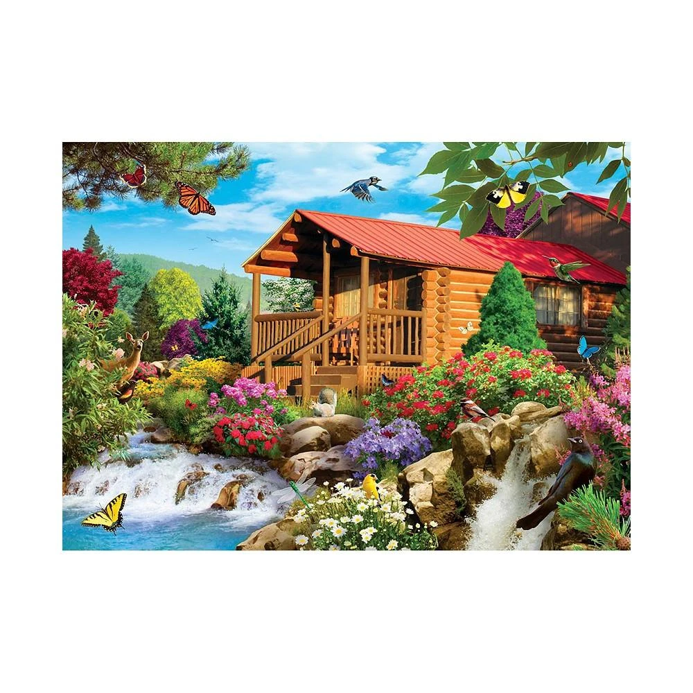 商品MasterPieces Puzzles|Time Away - Cascading Cabin 1000 Piece Puzzle By Alan Giana,价格¥164,第3张图片详细描述
