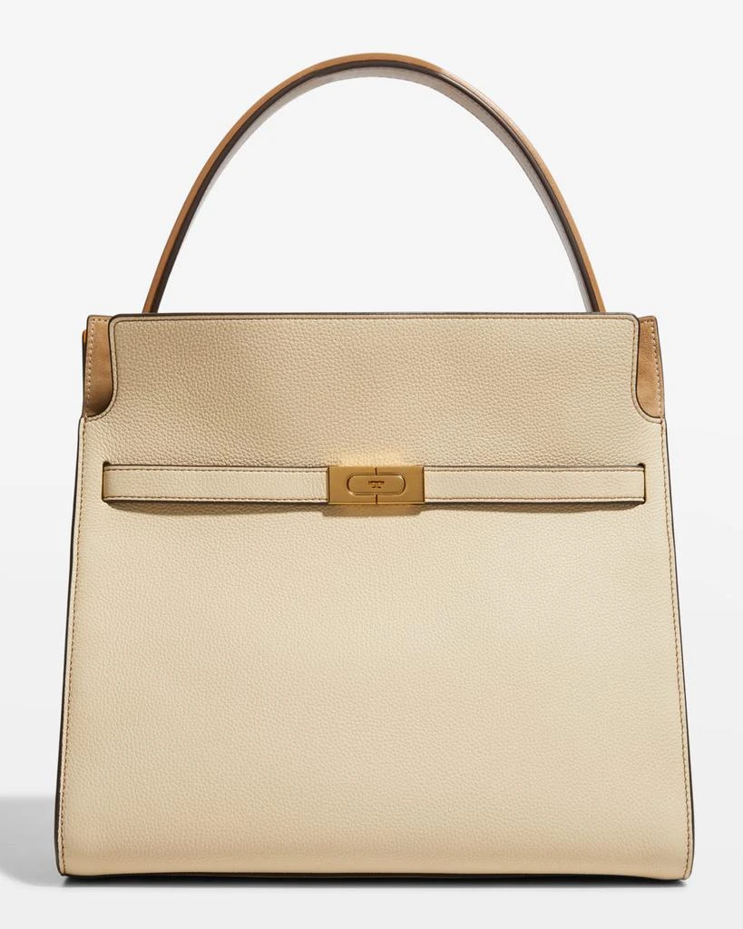 商品Tory Burch|Lee Radziwill Pebbled Leather Double Bag,价格¥10146,第1张图片