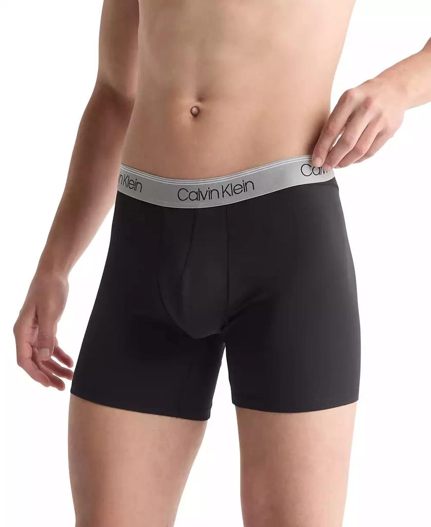 商品Calvin Klein|Men's 3+1 Value Pack Micro Stretch Boxer Briefs,价格¥256,第4张图片详细描述