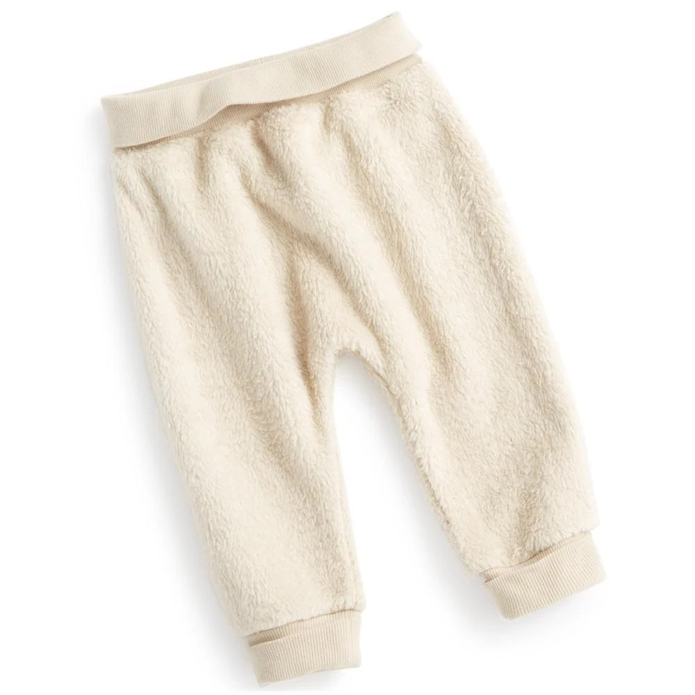 商品First Impressions|Baby Boys Faux Sherpa Jogger Pants, Created for Macy's,价格¥88,第1张图片