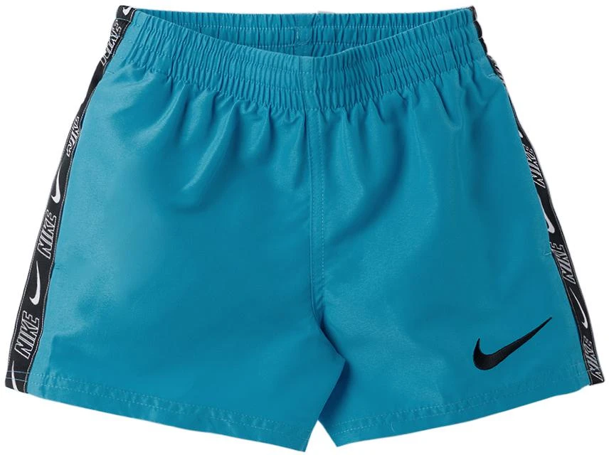 商品NIKE|Kids Blue Embroidered Big Kids Swim Shorts,价格¥303,第1张图片