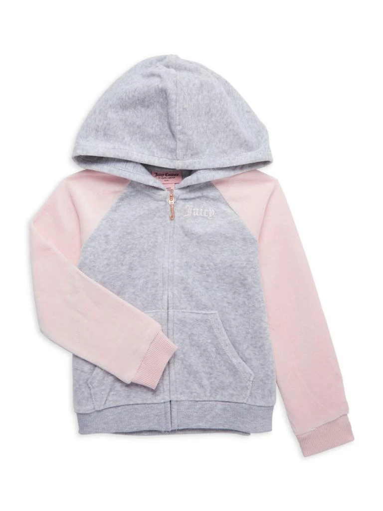 商品Juicy Couture|Little Girl's 2-Piece Colorblock Hoodie & Joggers Set,价格¥159,第4张图片详细描述