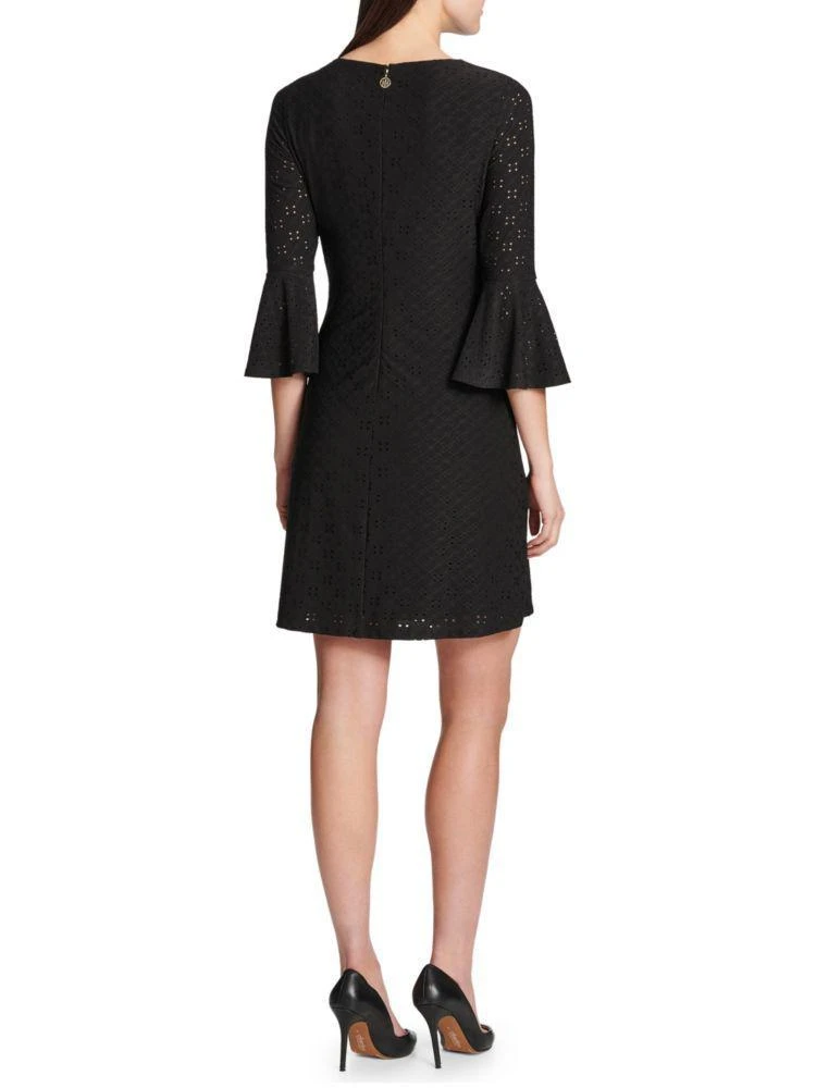 商品Tommy Hilfiger|Tommy Hilfiger Eyelet Stretch Bell-Sleeve Dress,价格¥554,第2张图片详细描述