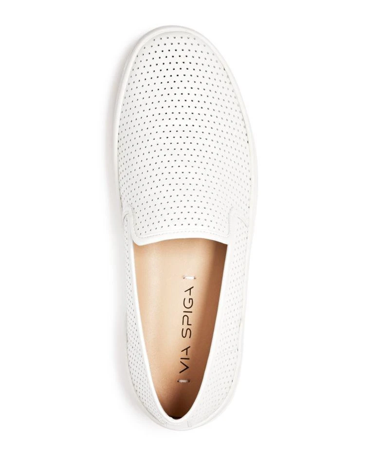 商品Via Spiga|Women's Galea Perforated Leather Slip-On Sneakers,价格¥459,第3张图片详细描述