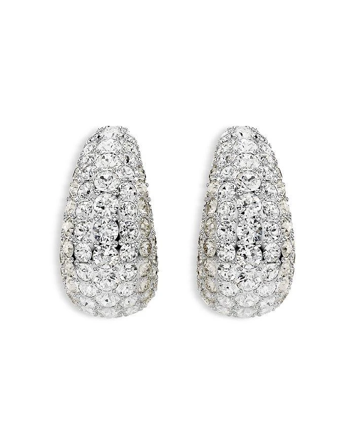 商品Swarovski|Sublima Crystal Clip On Drop Earrings in Rhodium Plated,价格¥2484,第1张图片详细描述