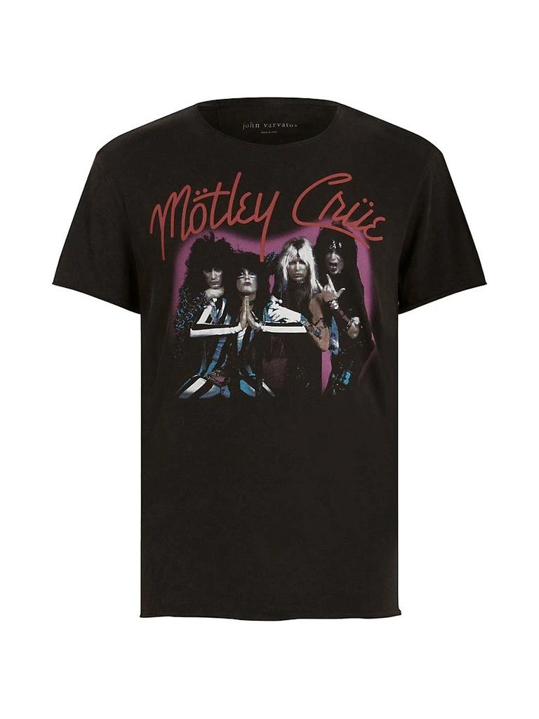 商品John Varvatos|Motley Crue Purple Cotton Tee,价格¥582,第1张图片