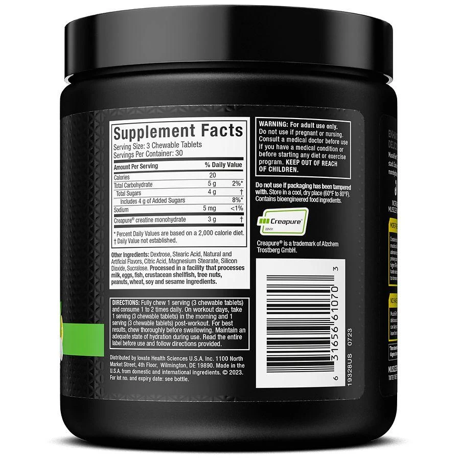 商品MuscleTech|Creatine Chews Citrus Burst,价格¥259,第3张图片详细描述