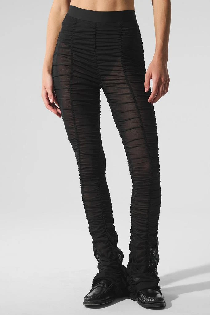 商品Alo|Airlift Mesh High-Waist Cherish Legging - Black,价格¥1061,第1张图片详细描述