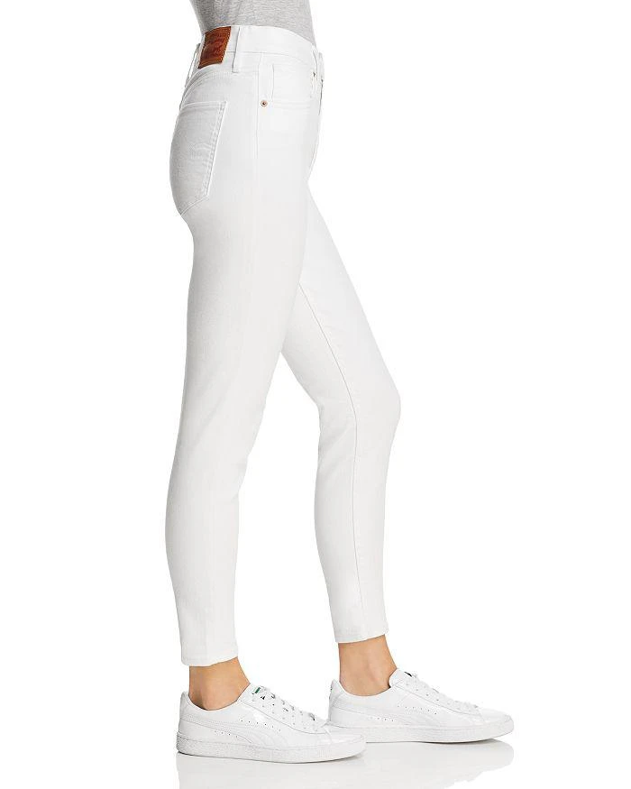 商品Levi's|女士高腰紧身牛仔裤 Mile High Ankle Skinny Jeans in Western White,价格¥437,第3张图片详细描述