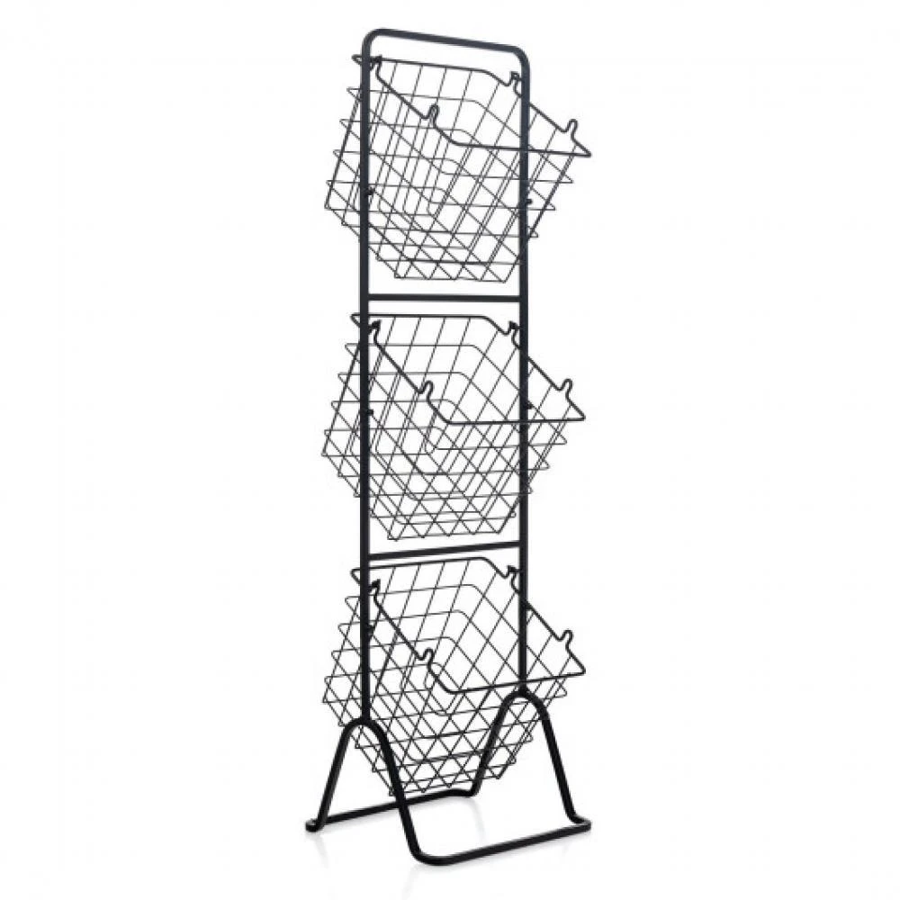 商品Hivvago|3-Tier Fruit Basket Stand with Adjustable Heights,价格¥526,第1张图片