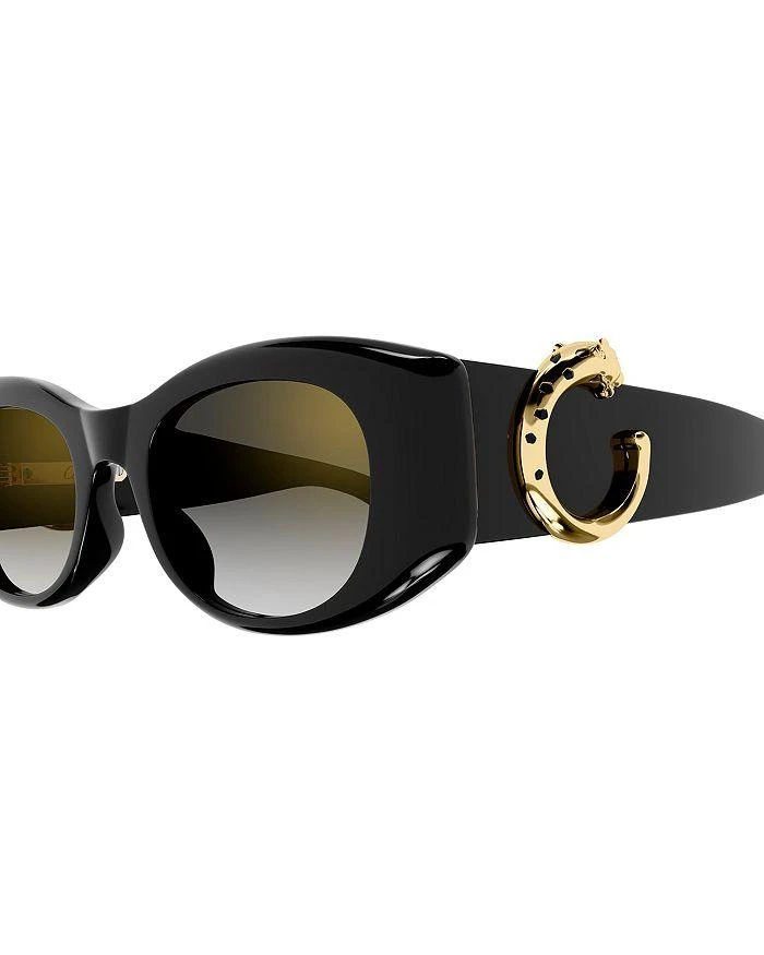 商品Cartier|Panthere Evolution Cat Eye Sunglasses, 51mm,价格¥8194,第3张图片详细描述