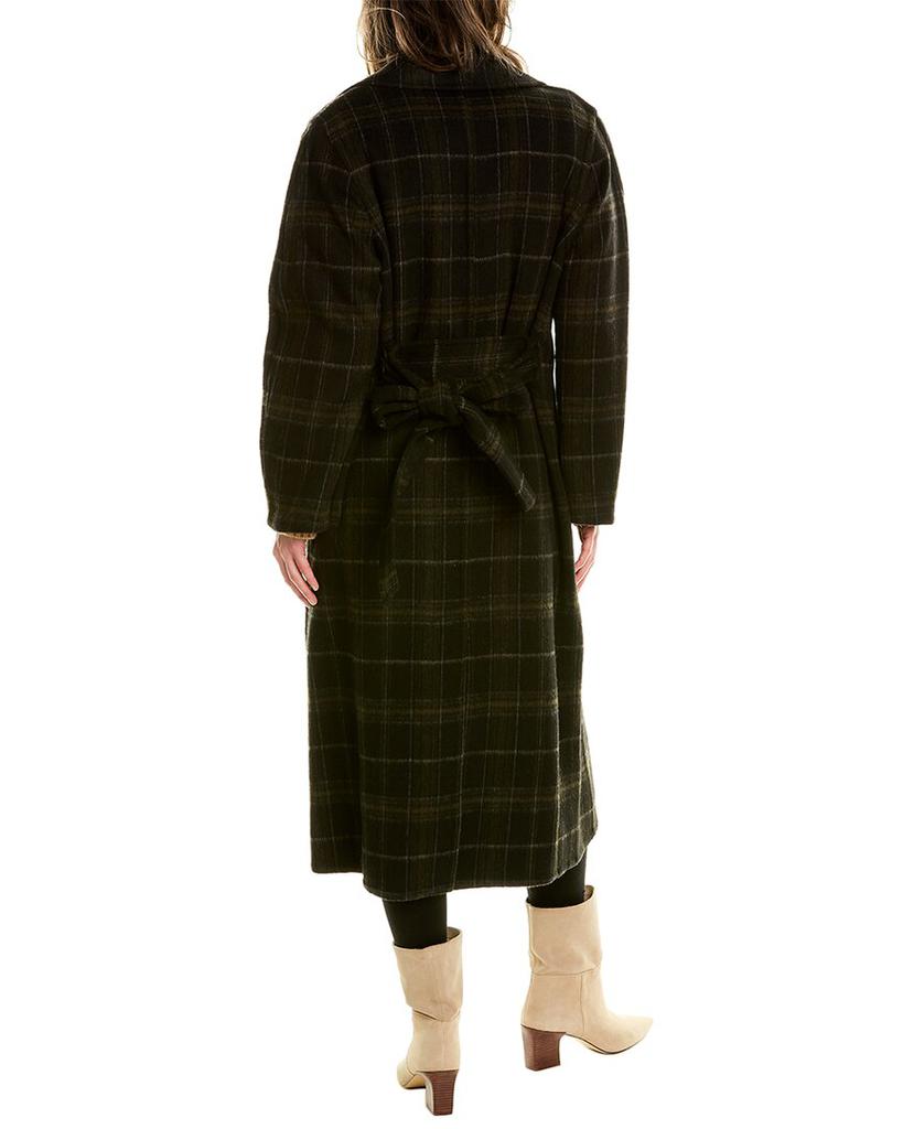 Vince Plaid Wool & Alpaca-Blend Coat商品第2张图片规格展示