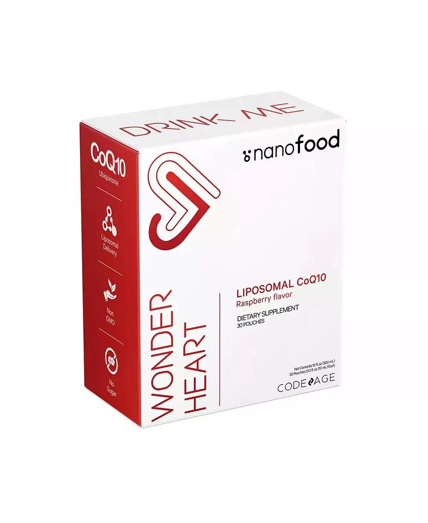 Nanofood Wonder Heart Liquid CoQ10, Liposomal Ubiquinone Supplement - 30ct 商品
