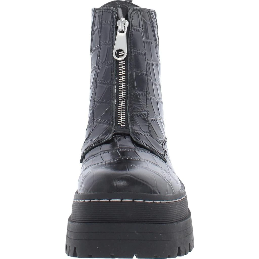 商品Marc Fisher|Marc Fisher LTD Womens Prisco2 Leather Embossed Combat & Lace-up Boots,价格¥703,第3张图片详细描述