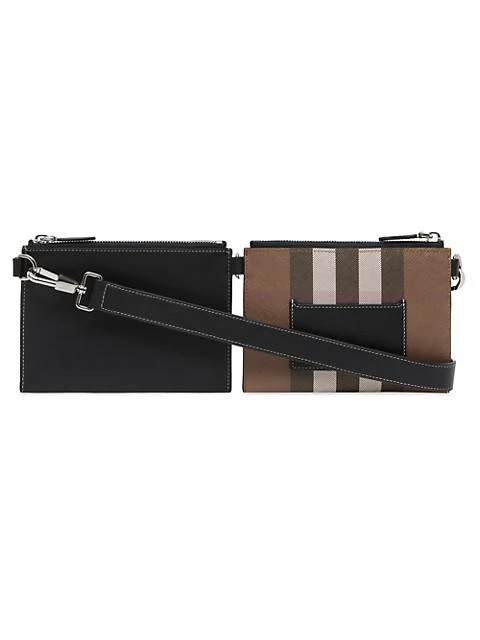 商品Burberry|Benji Dual-Compartment Crossbody Bag,价格¥7237,第4张图片详细描述