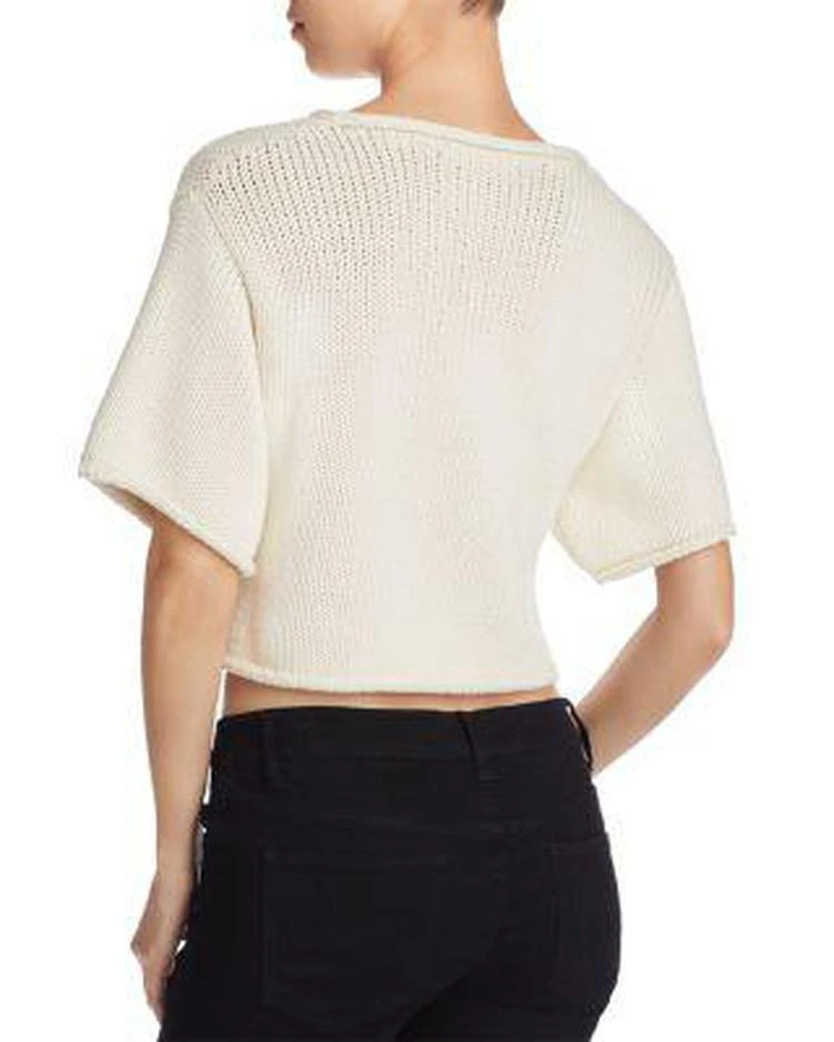 商品alexanderwang.t|Open-Stitch Cropped Sweater ,价格¥732,第2张图片详细描述