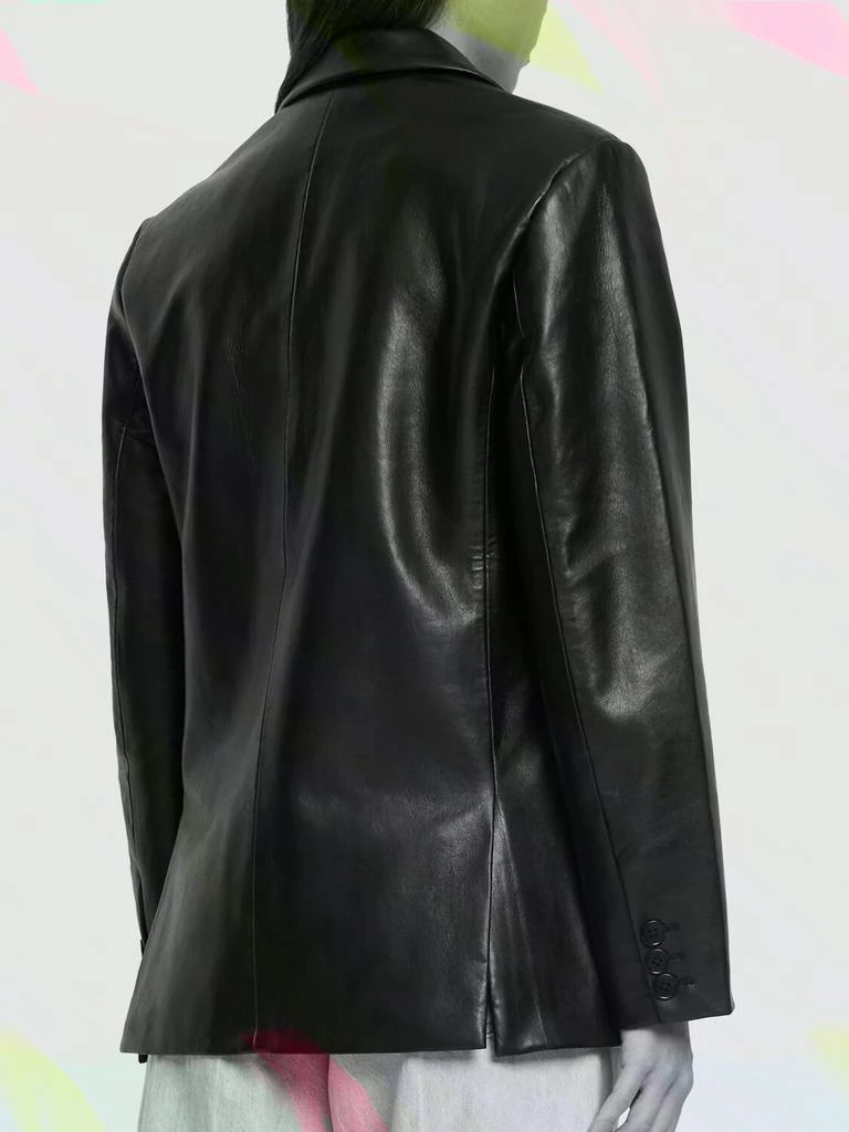 商品ANINE BING|Classic Faux Leather Blazer,价格¥3683,第3张图片详细描述