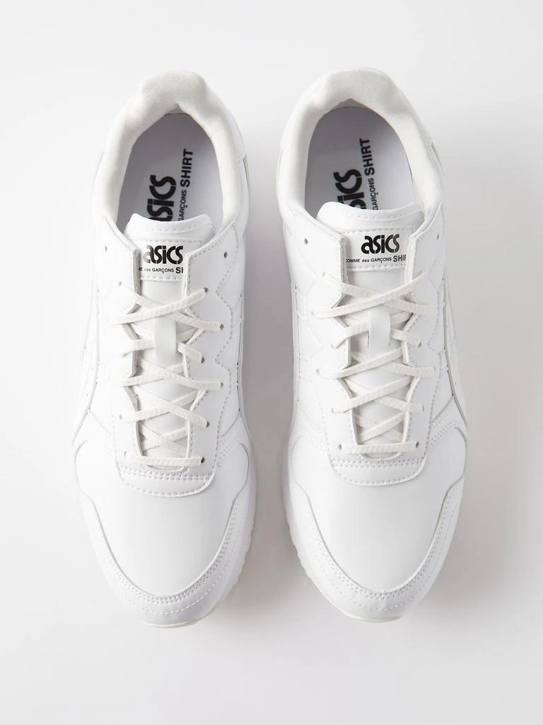 商品Comme des Garcons|OC Runner faux-leather trainers,价格¥1582,第3张图片详细描述