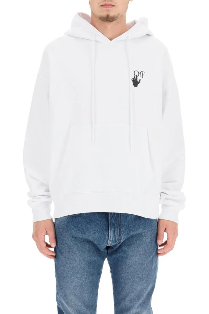 商品Off-White|Off-white caravaggio lute print sweatshirt with hoodie,价格¥2208,第2张图片详细描述