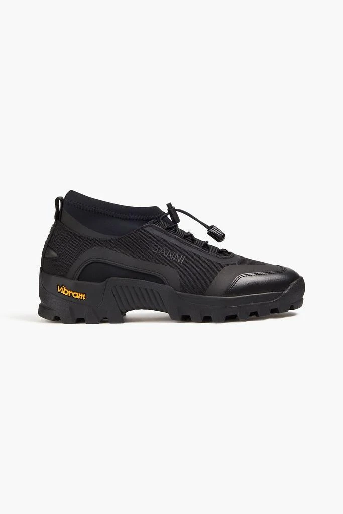 商品Ganni|Canvas and neoprene sneakers,价格¥983,第1张图片