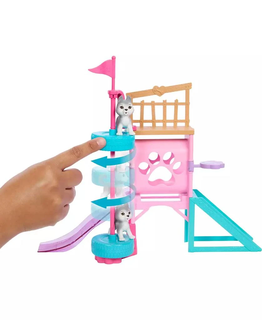 商品Barbie|and Stacie to the Rescue Puppy Playground Play Set with Doll, 3 Pet Dog Figures, and Accessories,价格¥232,第3张图片详细描述