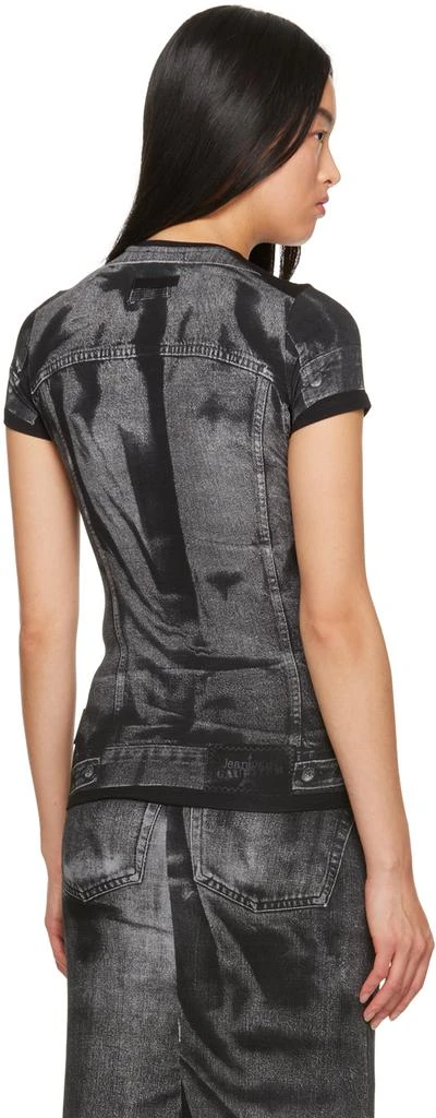商品Jean Paul Gaultier|Black Trompe L'œil T-Shirt,价格¥872,第3张图片详细描述