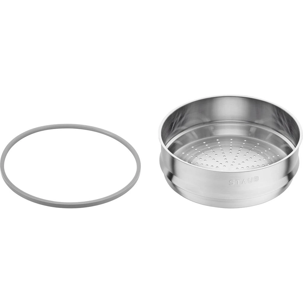 商品Staub|Staub 4.75-qt Stainless Steel Steamer Insert,价格¥556,第1张图片