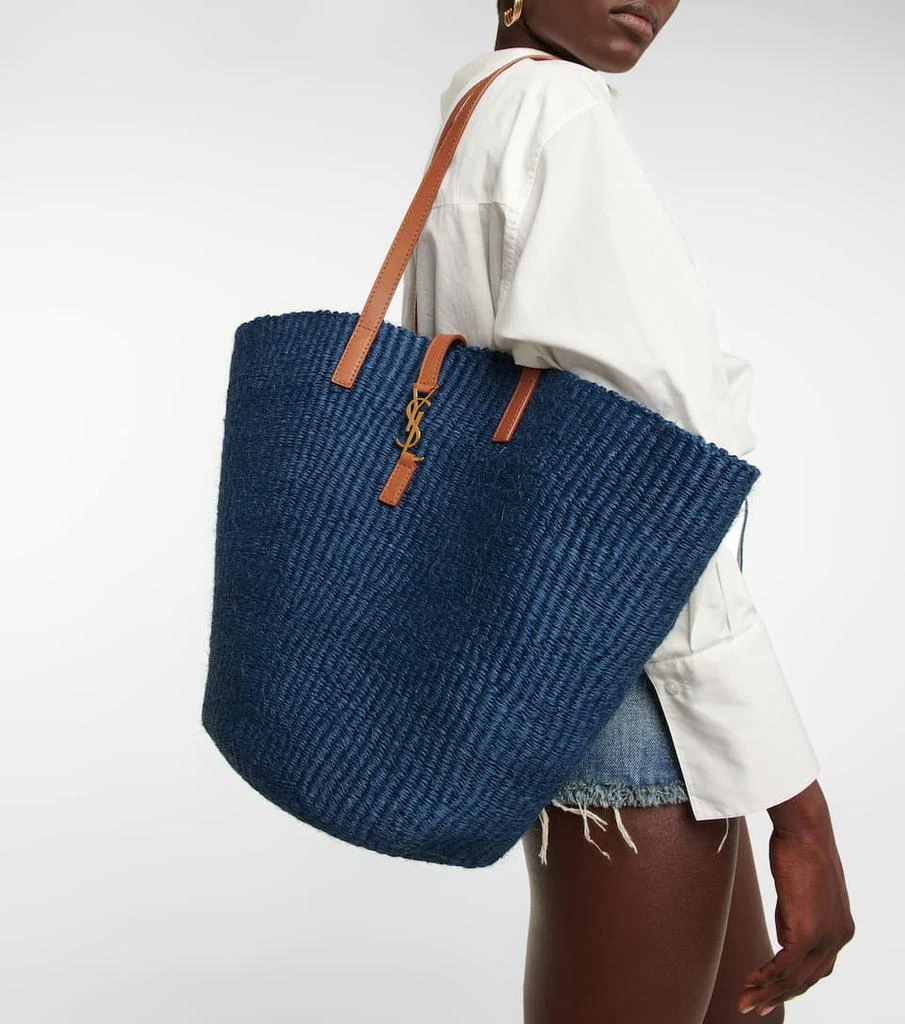 商品Yves Saint Laurent|Panier Souple raffia tote bag,价格¥12791,第2张图片详细描述