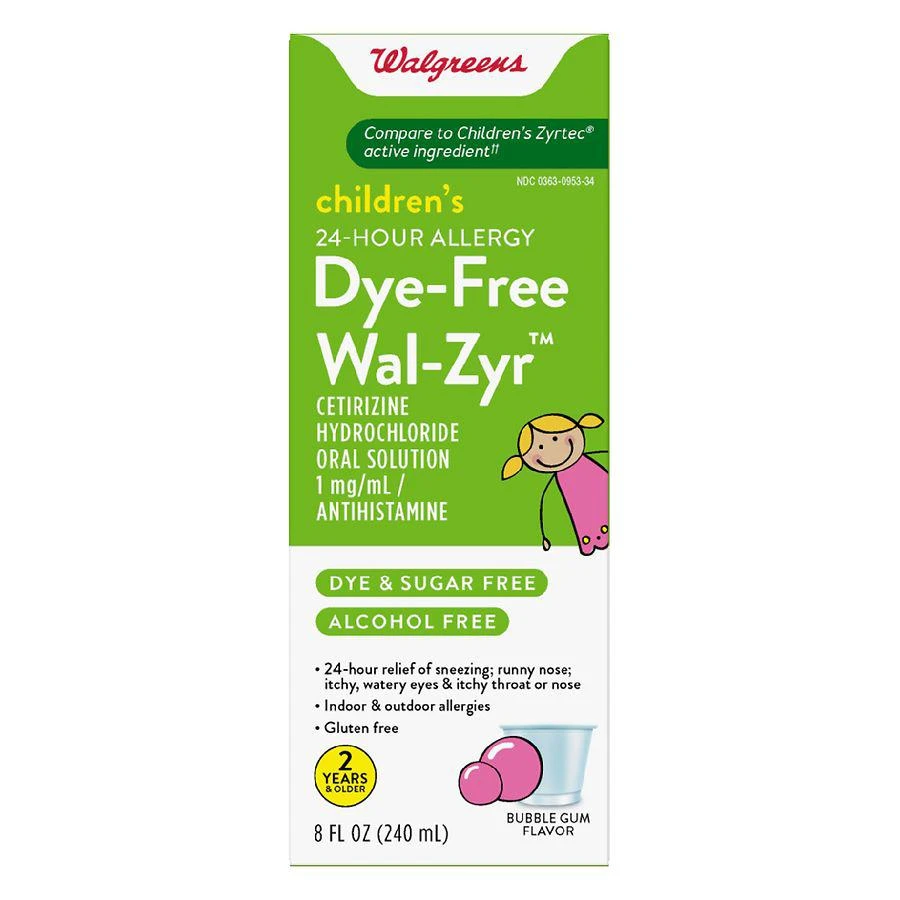 商品Walgreens|Children's Allergy Relief Bubble Gum,价格¥141,第1张图片