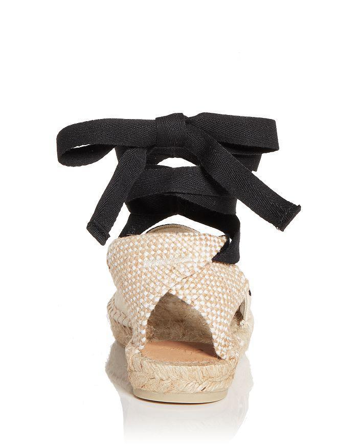 商品CASTAÑER|Women's Jean Ankle Tie Espadrille Sandals,价格¥701,第6张图片详细描述