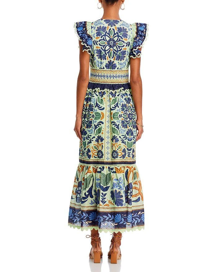 商品Farm Rio|Ocean Tapestry Maxi Dress,价格¥634,第4张图片详细描述